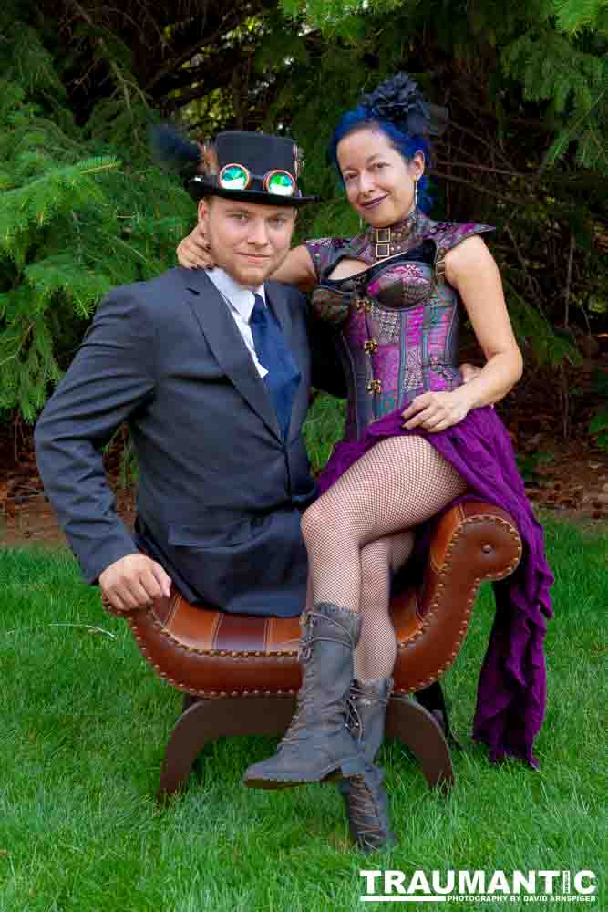 Mayra  and Kelton had an idea for a steampunk themed shoot..