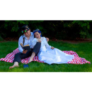 Mayra  and Kelton had an idea for a steampunk themed shoot..