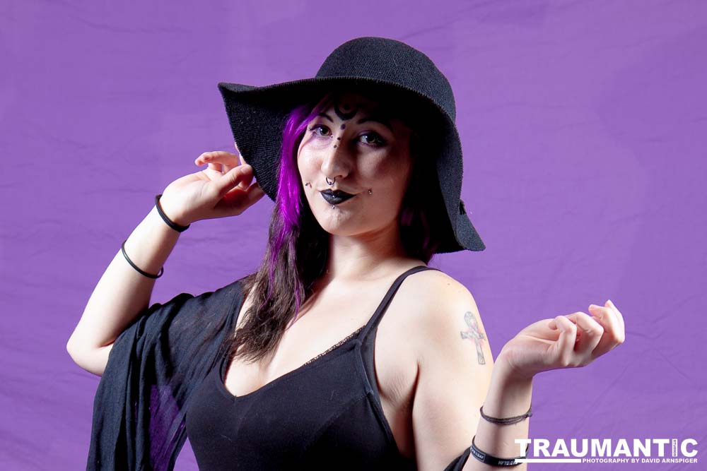 The realization of an idea for a Tarot Reader shoot.