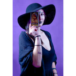 The realization of an idea for a Tarot Reader shoot.