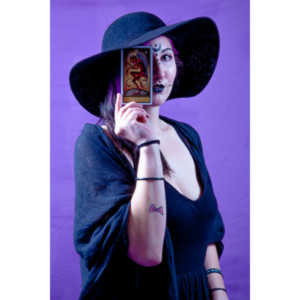 The realization of an idea for a Tarot Reader shoot.