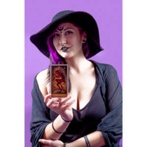 The realization of an idea for a Tarot Reader shoot.