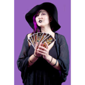The realization of an idea for a Tarot Reader shoot.