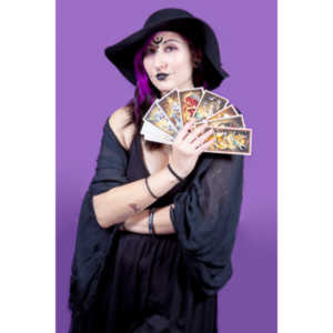 The realization of an idea for a Tarot Reader shoot.
