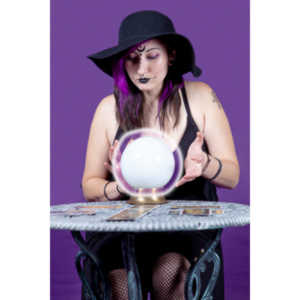 The realization of an idea for a Tarot Reader shoot.