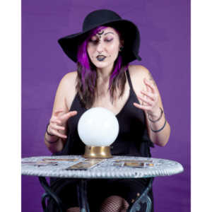 The realization of an idea for a Tarot Reader shoot.