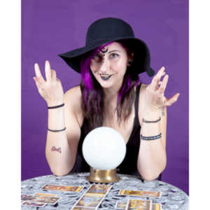 The realization of an idea for a Tarot Reader shoot.
