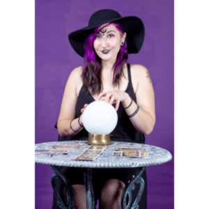 The realization of an idea for a Tarot Reader shoot.