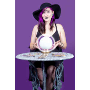 The realization of an idea for a Tarot Reader shoot.