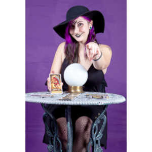 The realization of an idea for a Tarot Reader shoot.