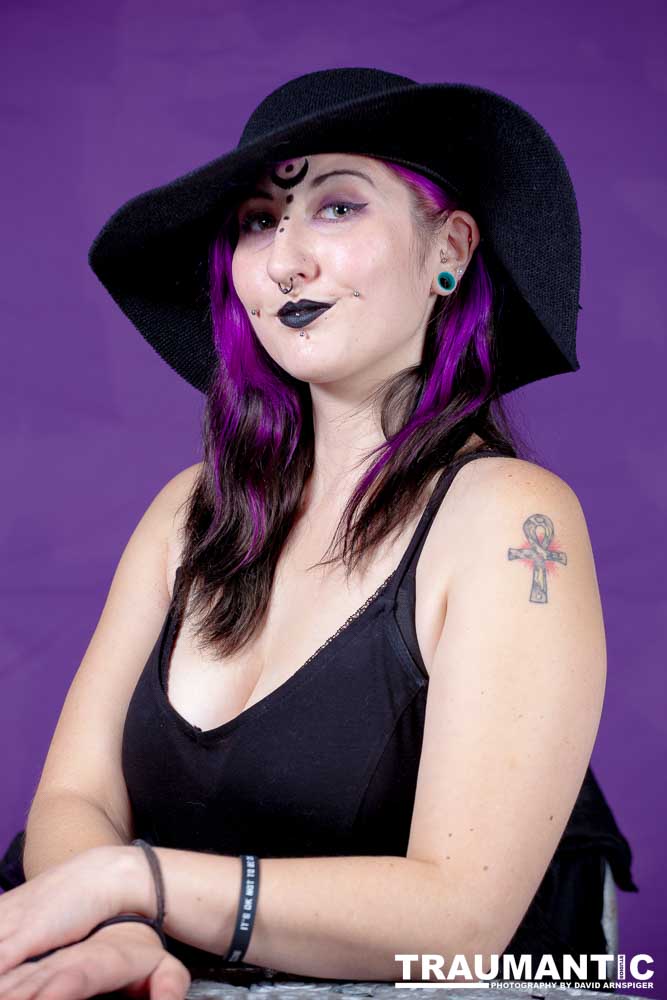 The realization of an idea for a Tarot Reader shoot.