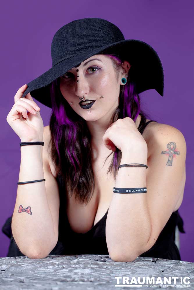 The realization of an idea for a Tarot Reader shoot.