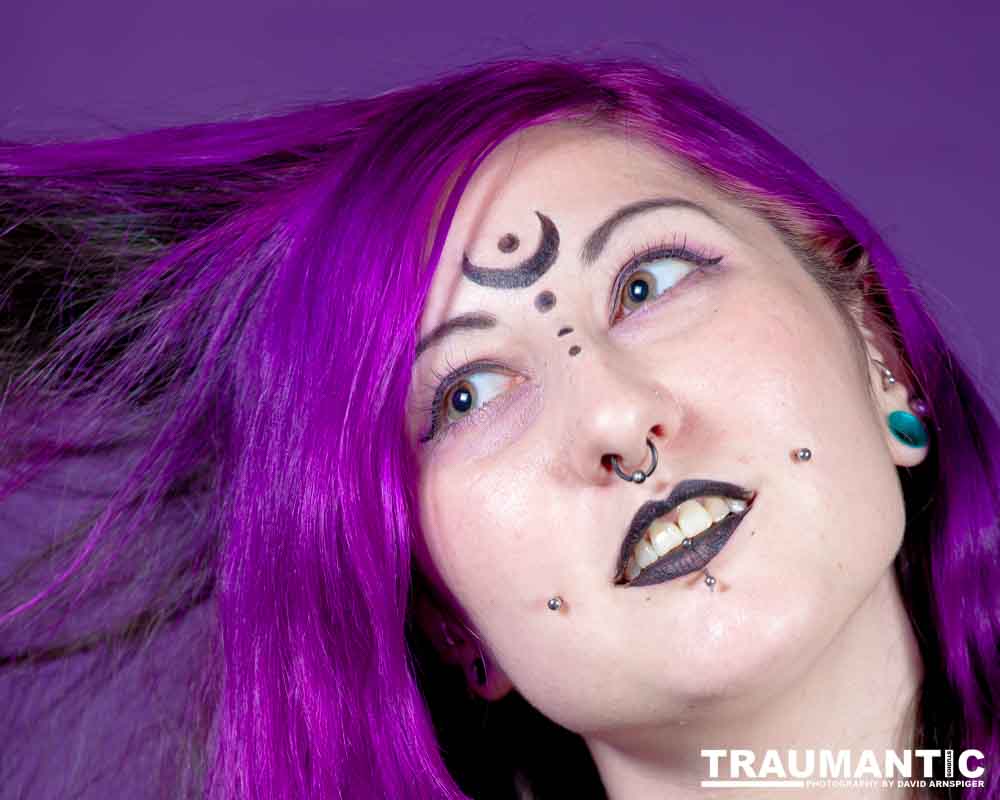 The realization of an idea for a Tarot Reader shoot.