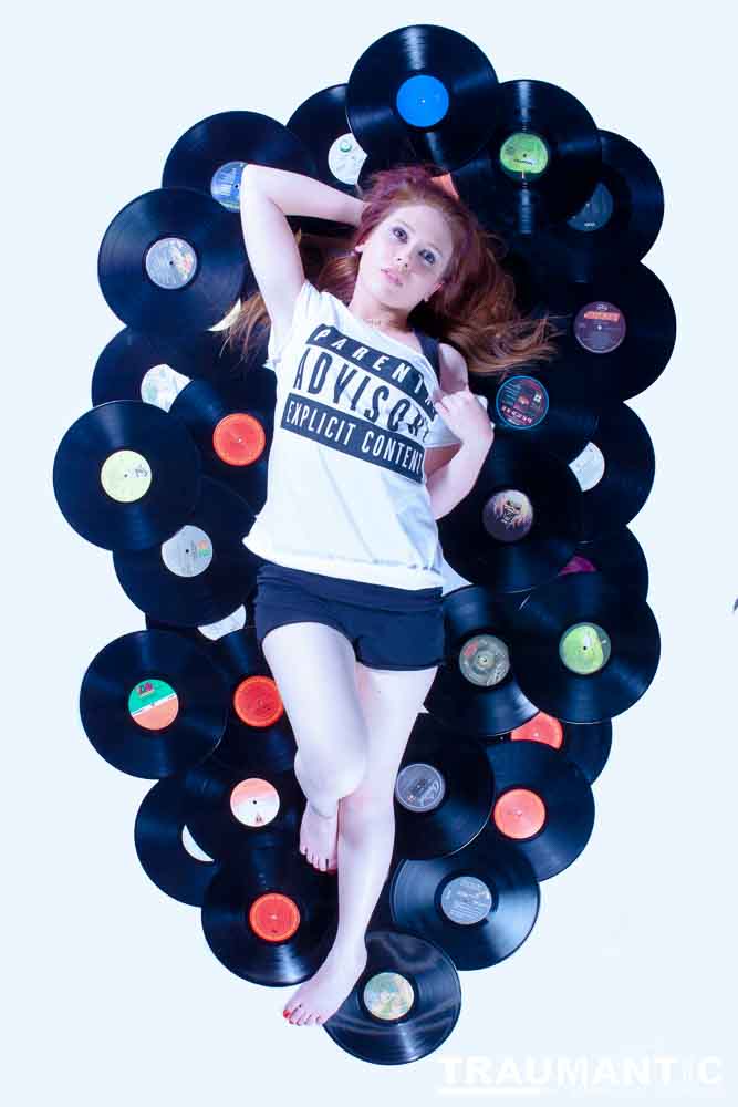 Had an idea for a pinup,  Whitney came over an made it happen.  She picked the perfect outfit for it too!