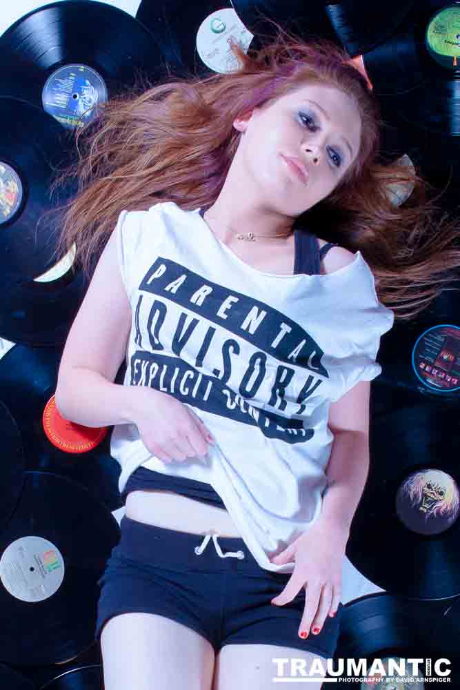 Had an idea for a pinup,  Whitney came over an made it happen.  She picked the perfect outfit for it too!