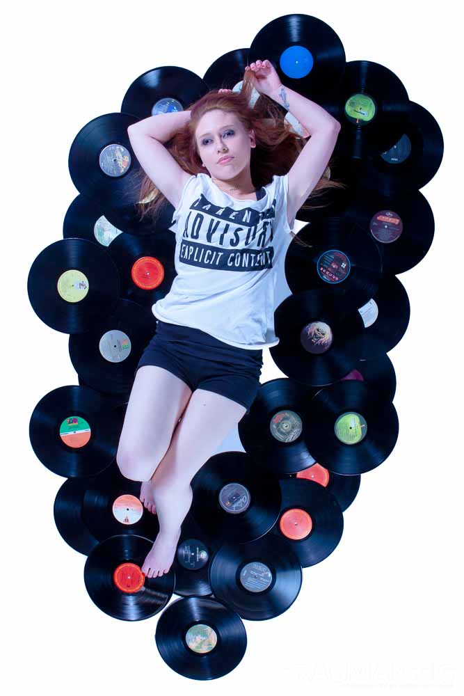 Had an idea for a pinup,  Whitney came over an made it happen.  She picked the perfect outfit for it too!