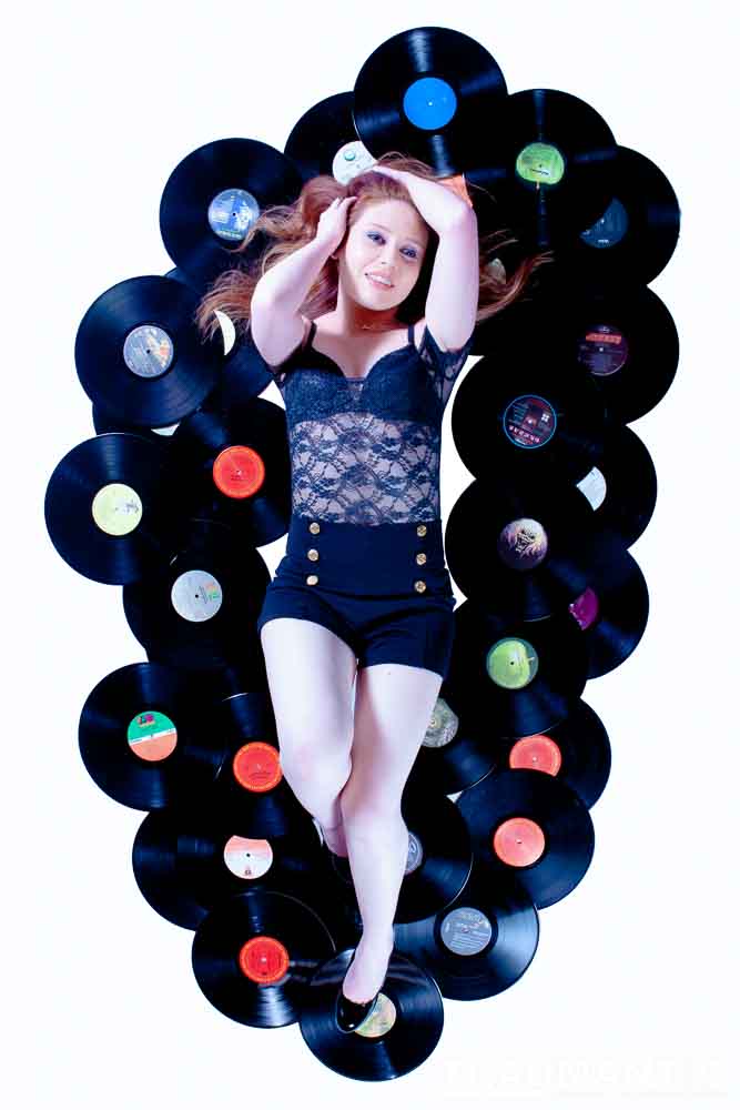 Had an idea for a pinup,  Whitney came over an made it happen.  She picked the perfect outfit for it too!