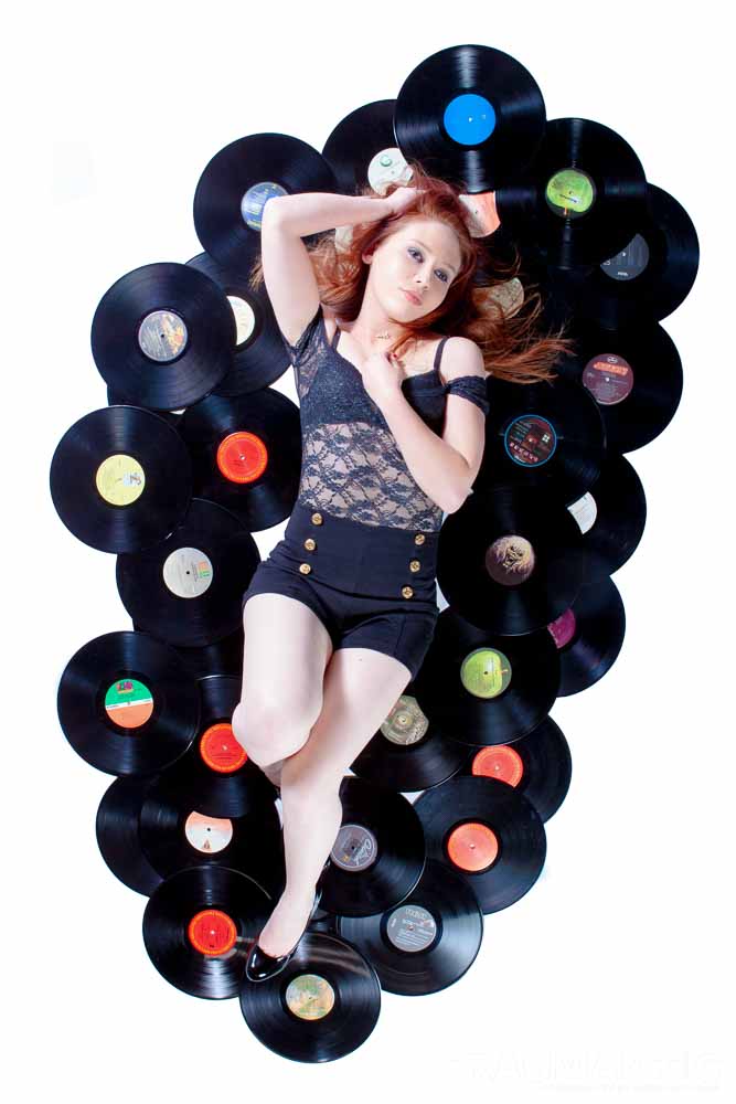 Had an idea for a pinup,  Whitney came over an made it happen.  She picked the perfect outfit for it too!