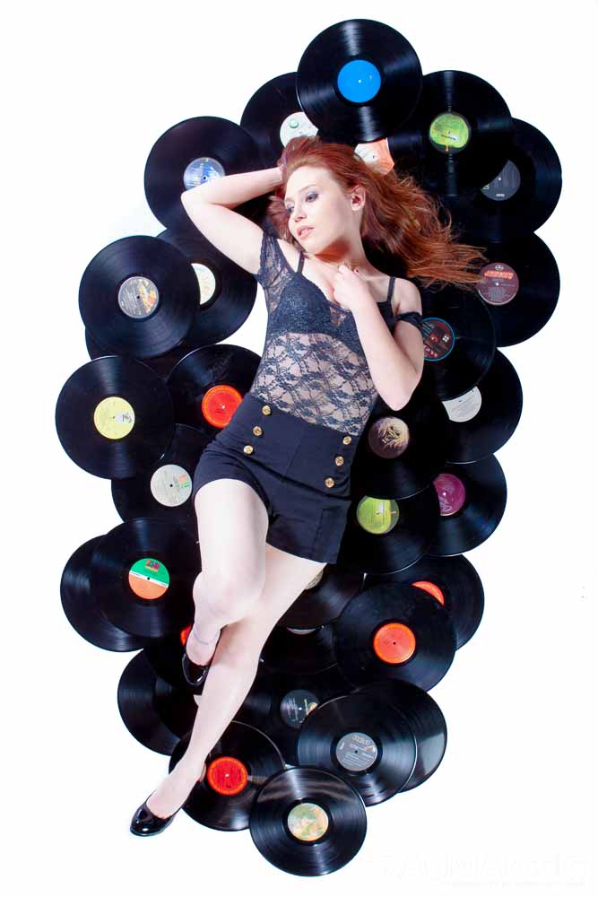 Had an idea for a pinup,  Whitney came over an made it happen.  She picked the perfect outfit for it too!