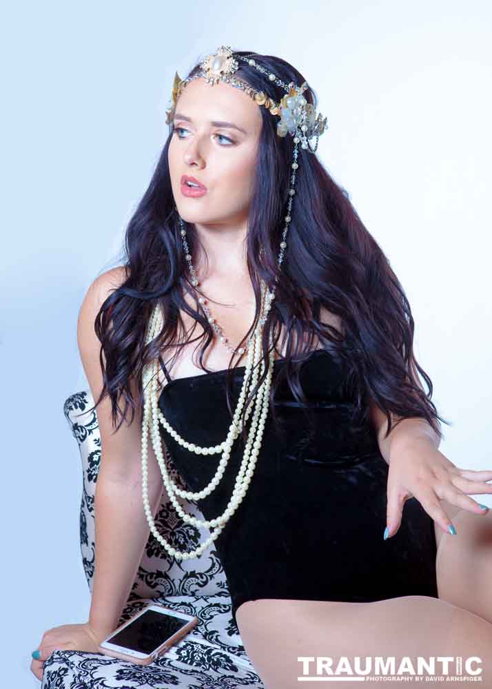 Amanda and Nancy were representing a jewelry line.  This is what we came up with.