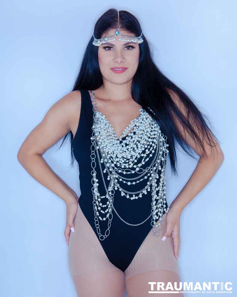 Amanda and Nancy were representing a jewelry line.  This is what we came up with.