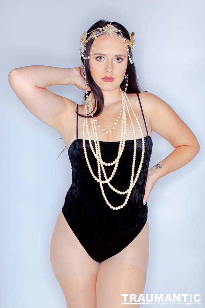 Amanda and Nancy were representing a jewelry line.  This is what we came up with.