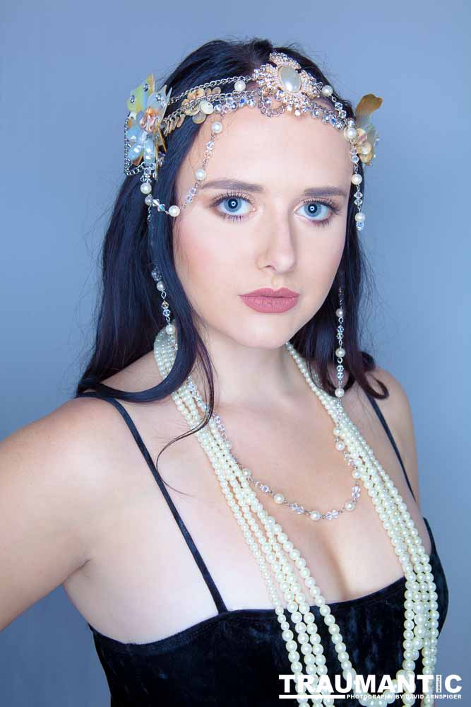 Amanda and Nancy were representing a jewelry line.  This is what we came up with.