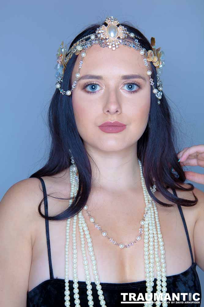 Amanda and Nancy were representing a jewelry line.  This is what we came up with.