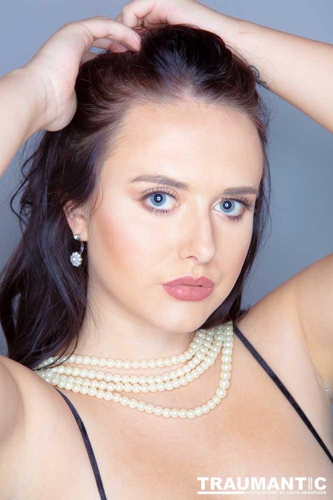 Amanda and Nancy were representing a jewelry line.  This is what we came up with.