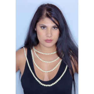 Amanda and Nancy were representing a jewelry line.  This is what we came up with.