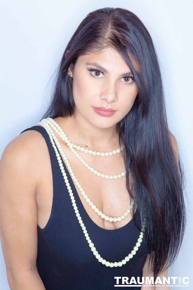 Amanda and Nancy were representing a jewelry line.  This is what we came up with.