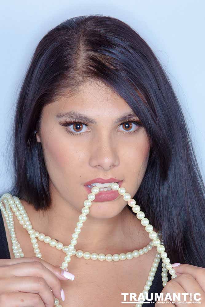 Amanda and Nancy were representing a jewelry line.  This is what we came up with.