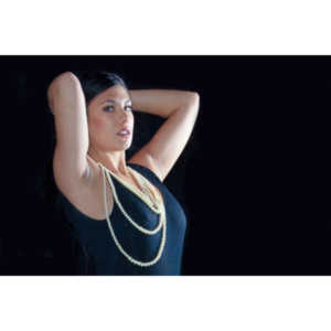 Amanda and Nancy were representing a jewelry line.  This is what we came up with.