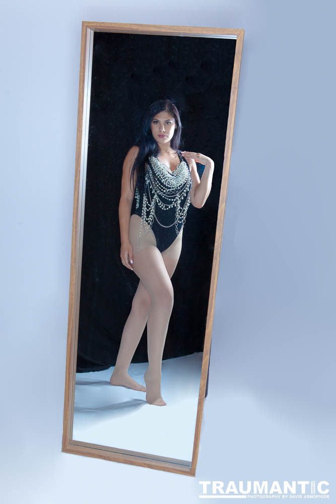 Amanda and Nancy were representing a jewelry line.  This is what we came up with.