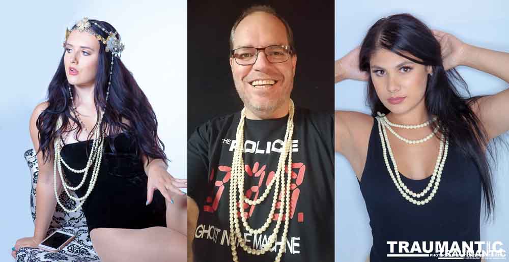 Amanda and Nancy were representing a jewelry line.  This is what we came up with.