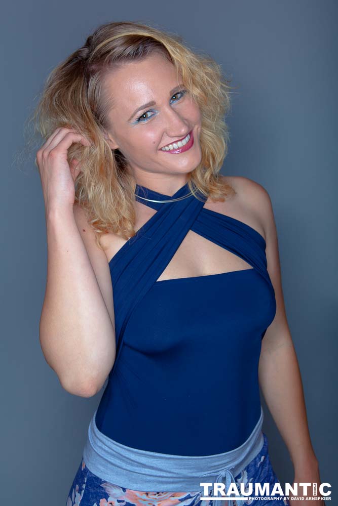 Meredith wanted to do a session that included some TRON cosplay.