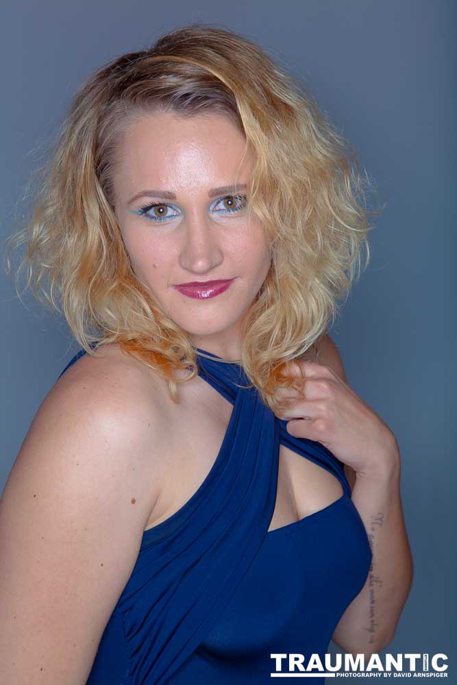 Meredith wanted to do a session that included some TRON cosplay.