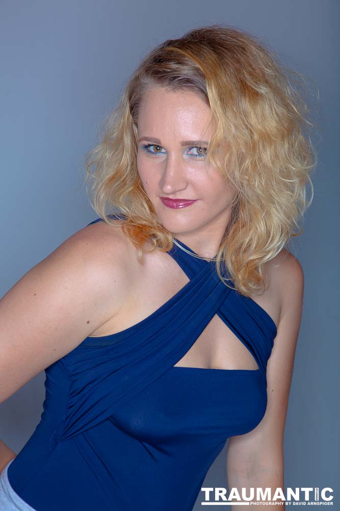 Meredith wanted to do a session that included some TRON cosplay.