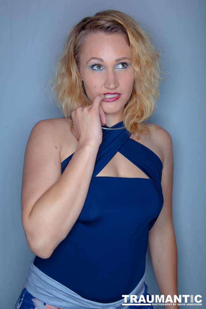 Meredith wanted to do a session that included some TRON cosplay.