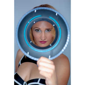 Meredith wanted to do a session that included some TRON cosplay.