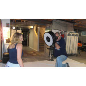 Meredith wanted to do a session that included some TRON cosplay.