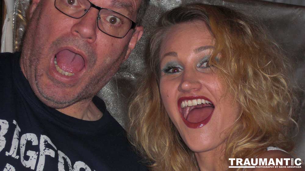 Meredith wanted to do a session that included some TRON cosplay.