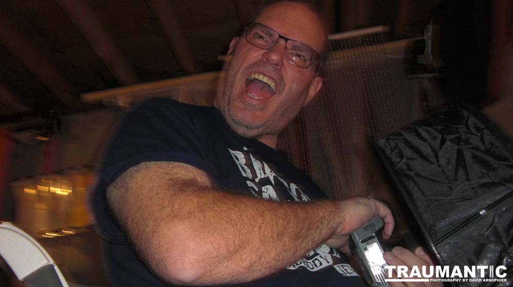 Meredith wanted to do a session that included some TRON cosplay.