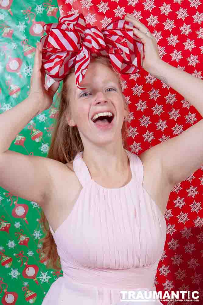 I got a second session out of this Christmas backdrop with Emily and her family.
