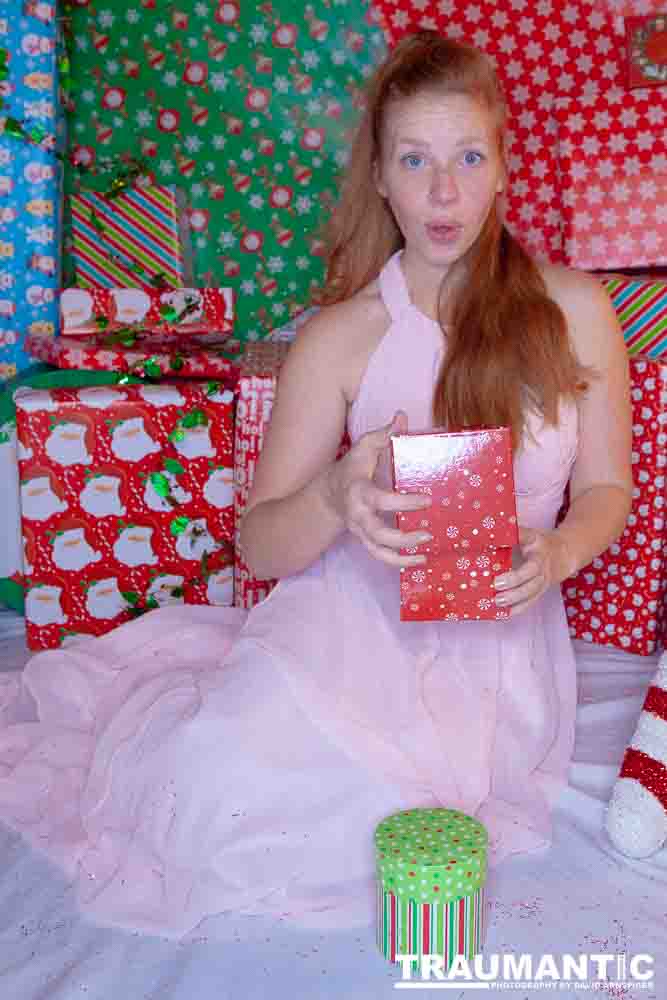 I got a second session out of this Christmas backdrop with Emily and her family.