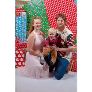 Emily, Greg and Gabriel came over and helped me do one last session on my Christmas setup.