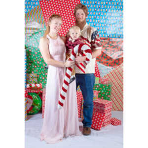 Emily, Greg and Gabriel came over and helped me do one last session on my Christmas setup.