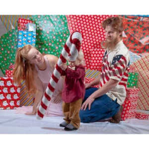 Emily, Greg and Gabriel came over and helped me do one last session on my Christmas setup.