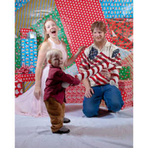 Emily, Greg and Gabriel came over and helped me do one last session on my Christmas setup.