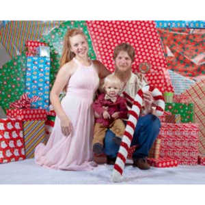 Emily, Greg and Gabriel came over and helped me do one last session on my Christmas setup.